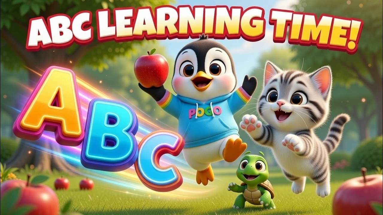 ABC Phonics Song for Kids 🐧 Alphabet Song A-Z | Nursery Rhymes & ABC Song