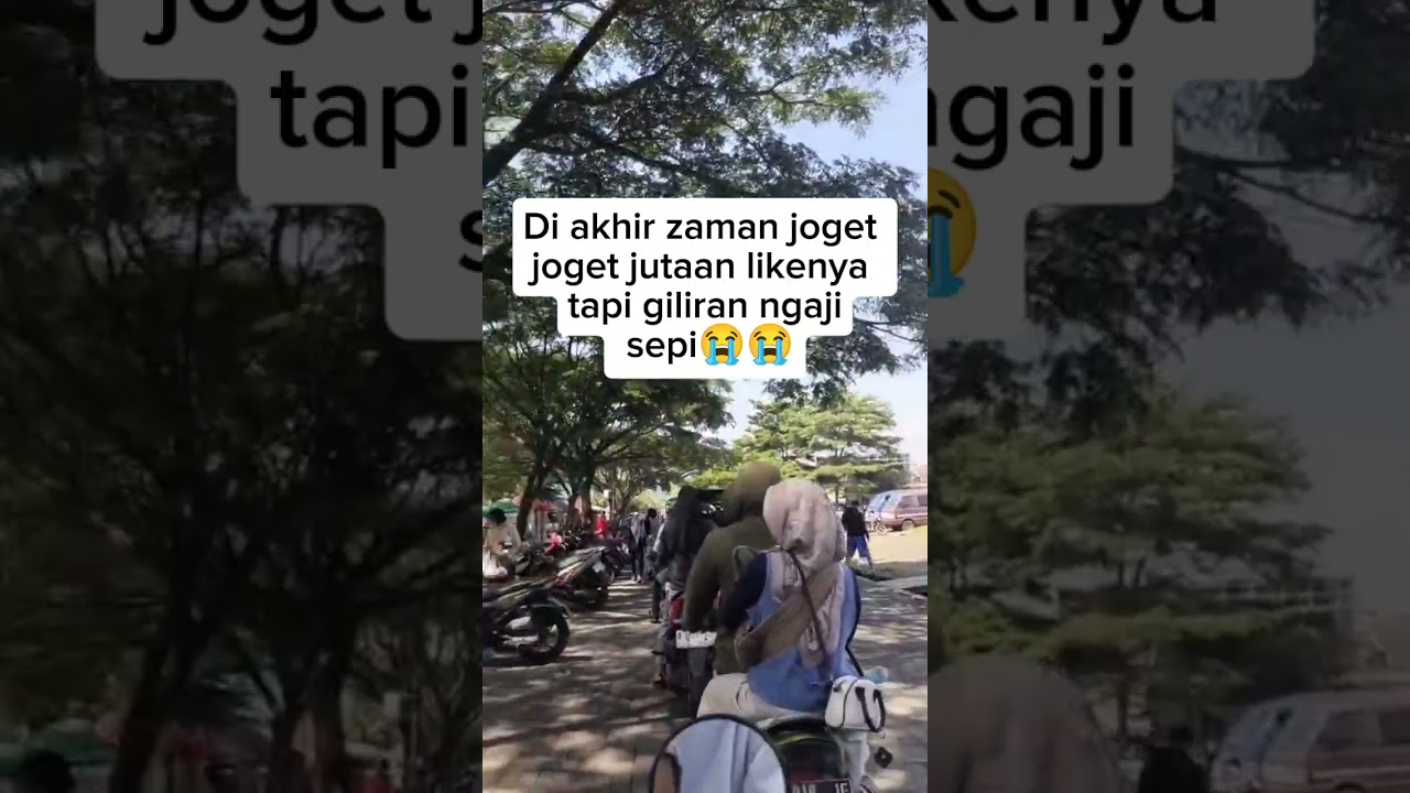 Joget joget jutaan penontonya tapi giliran ngaji sepi🥹😭