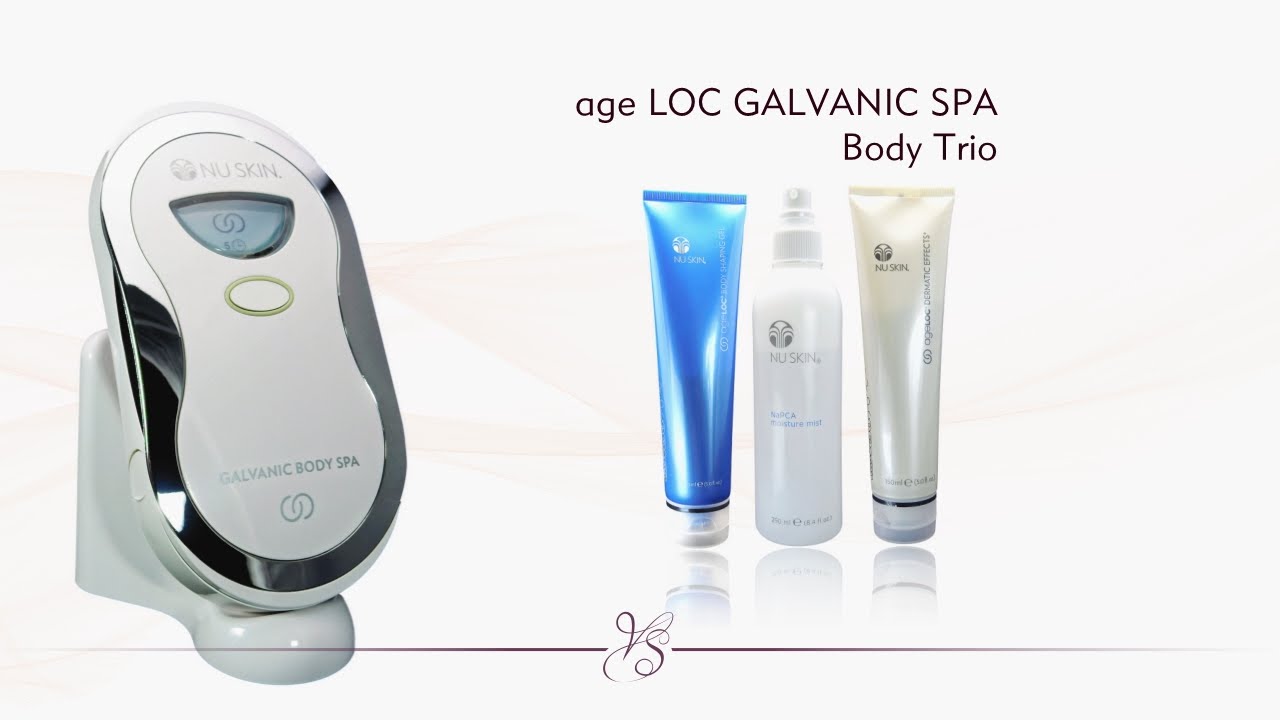 Anwendung Nu Skin Body Spa Gerät