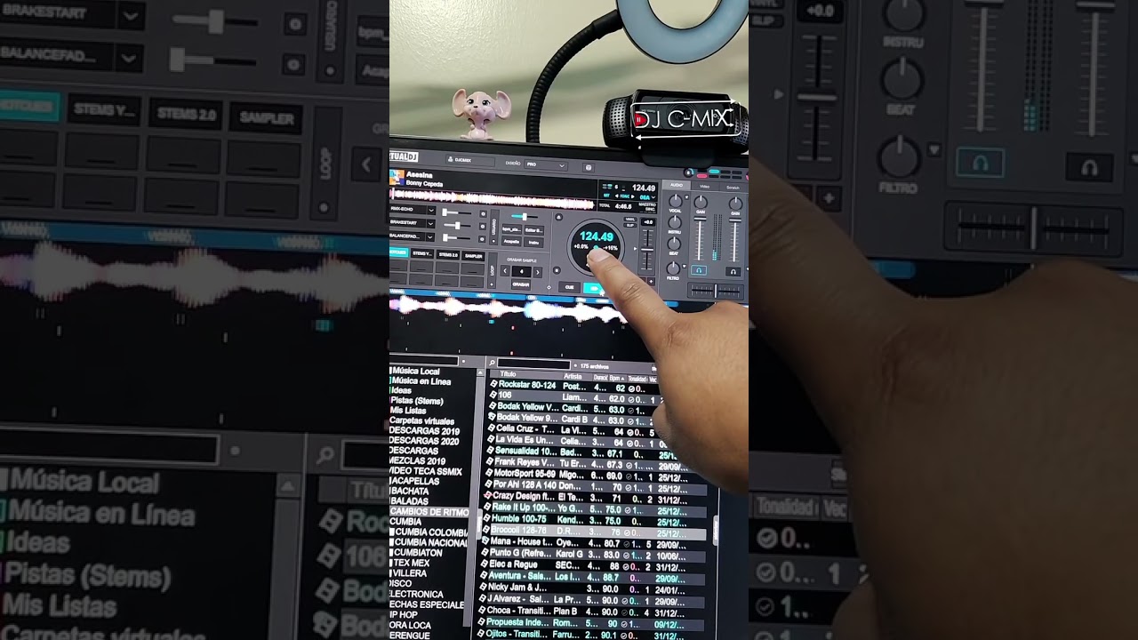 Virtual dj 2026. Análisis de BPM variable y el uso del estabilizador de bpm