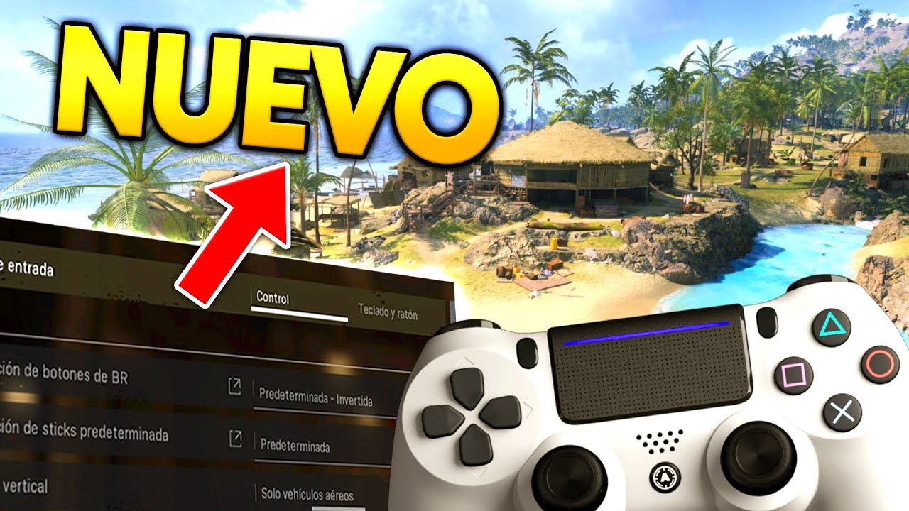 la NUEVA MEJOR CONFIGURACION de MANDO (Mas MOVIMIENTO,AIM y FPS) WARZONE PACIFICO