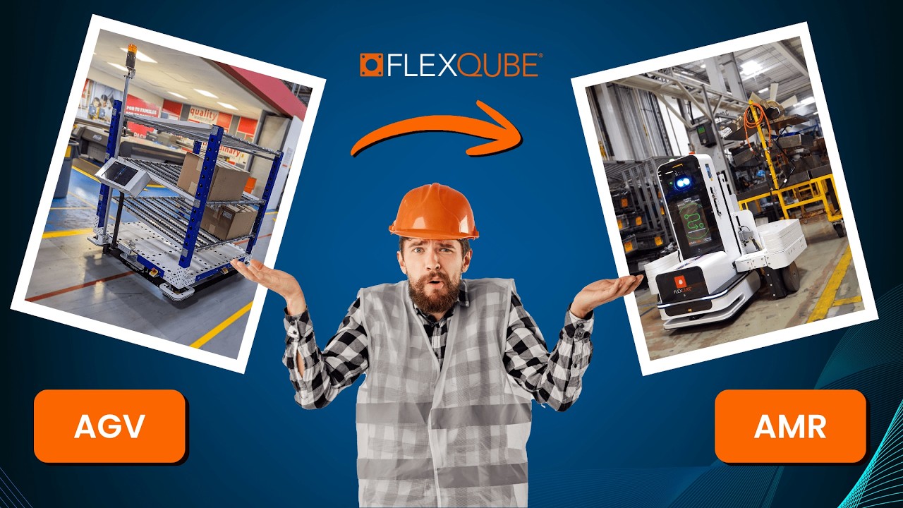 AGV vs. AMR - Which solution fits your business? | FlexQube