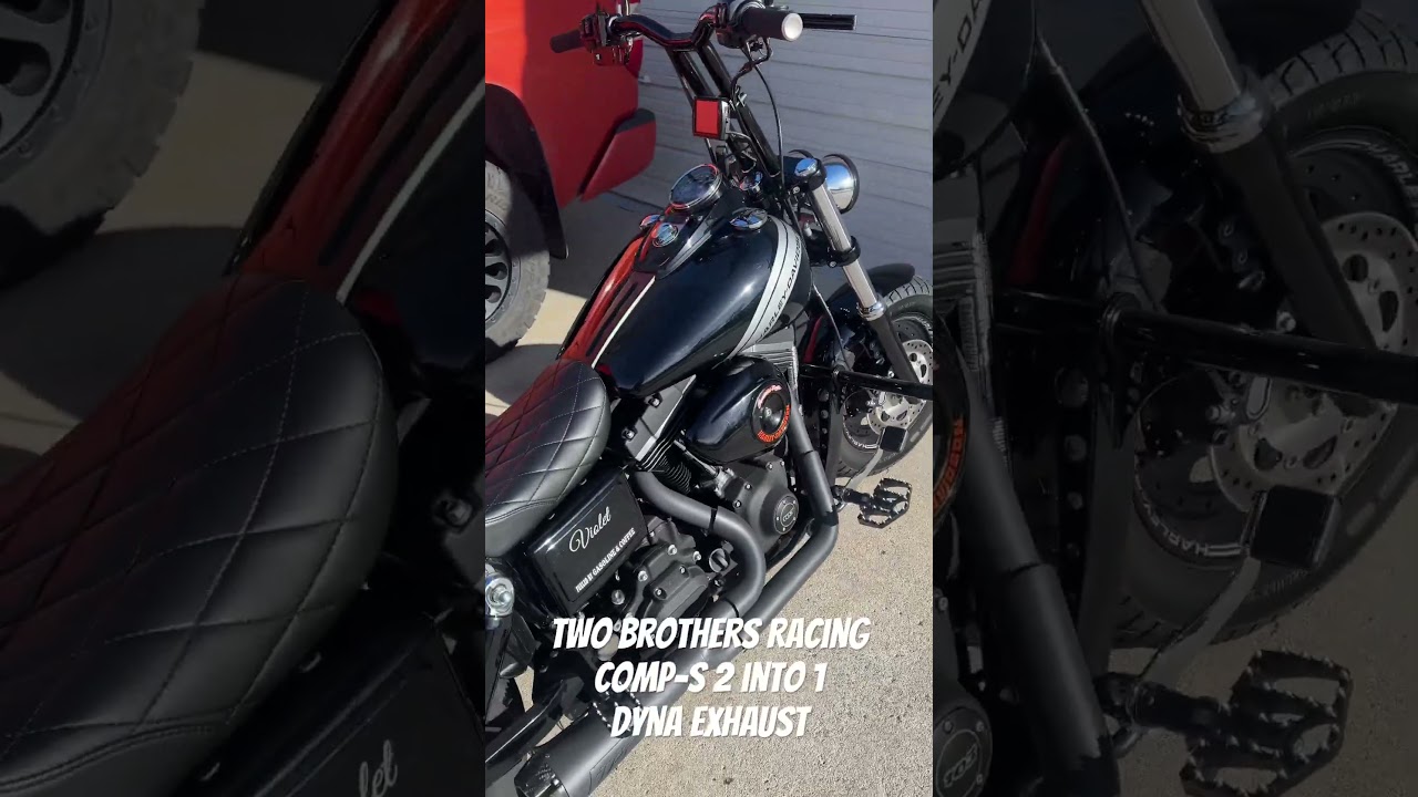 Two Brothers Comp-S 2-Into-1 Exhaust For Harley Dyna 2006-2017 