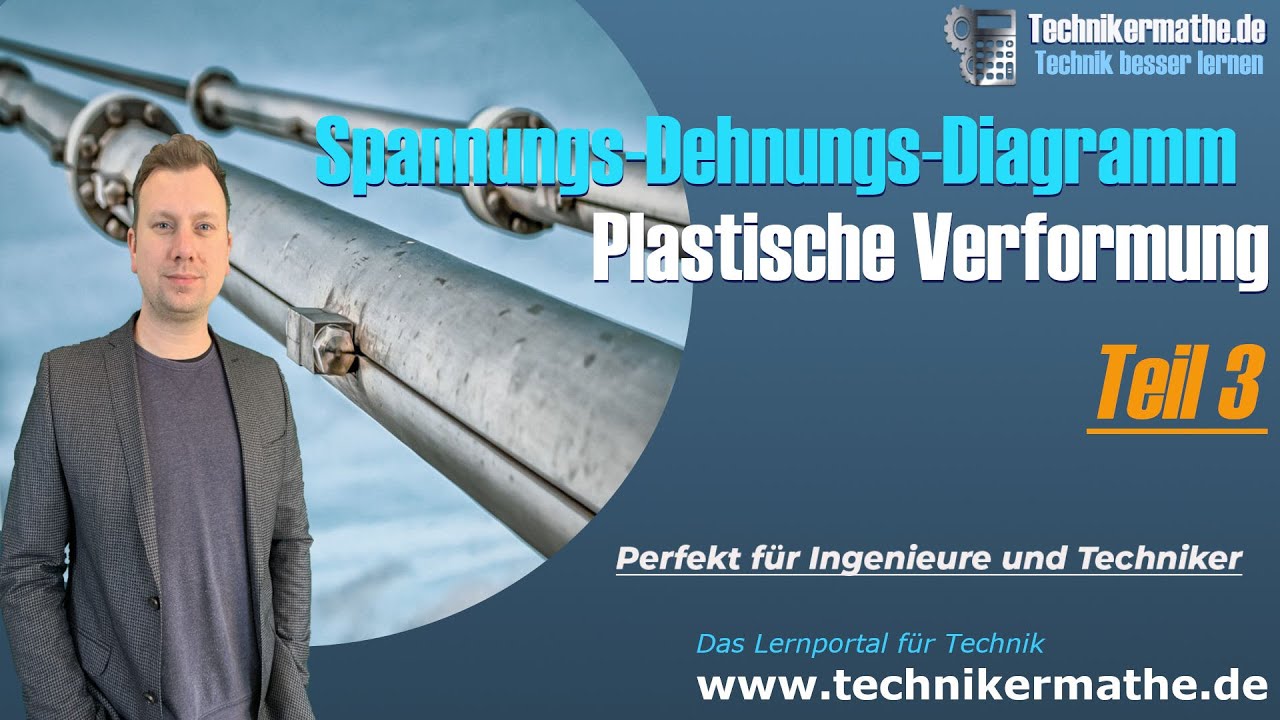 Spannungs-Dehnungs-Diagramm [Plastische Verformung] ✅  Einfach gut erklärt! 1a Technikermathe 💚