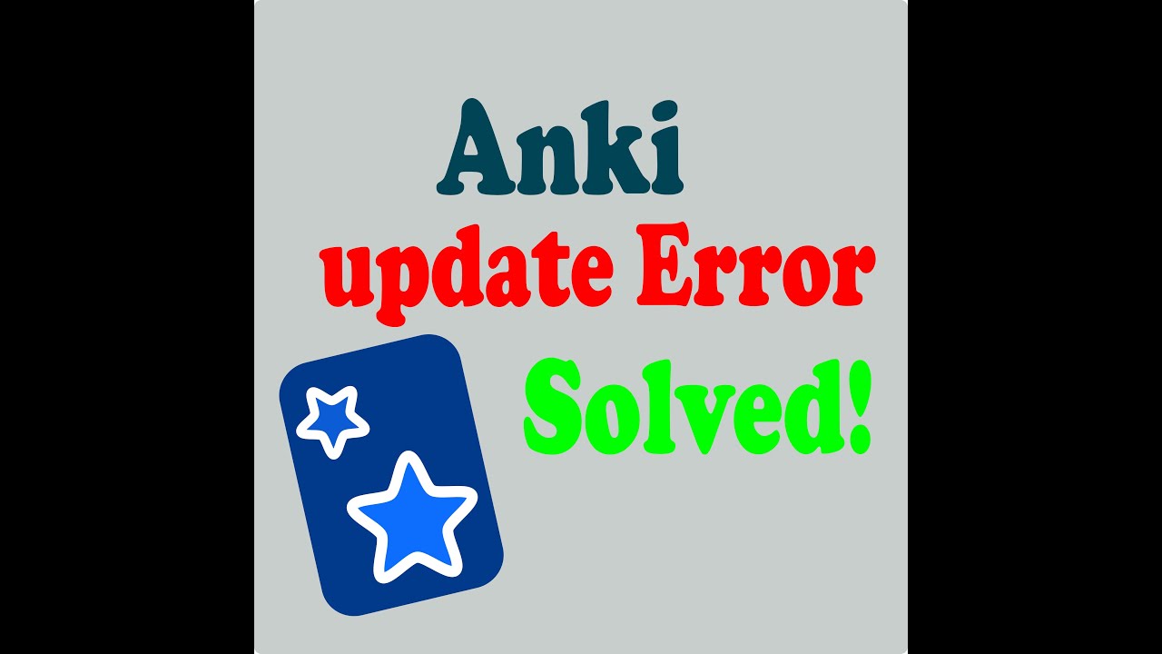 Solved Please update to the latest Anki version, then import the  colpkg  apkg file again