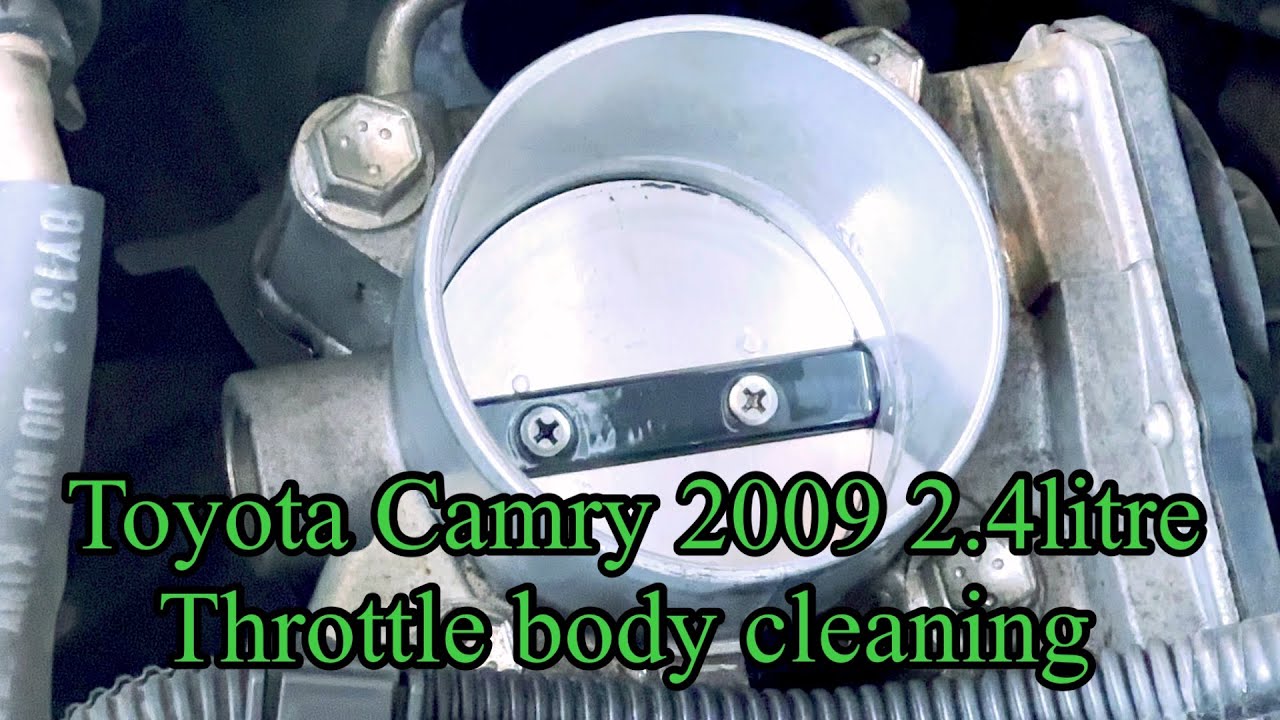 Чистка дроссельной заслонки Toyota Camry 2009
