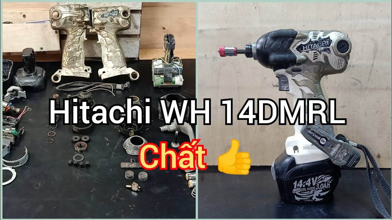 Bắn Vít Hitachi 14.4v Japan Siêu Chất - Restore 14.4v Hitachi Impact Driver