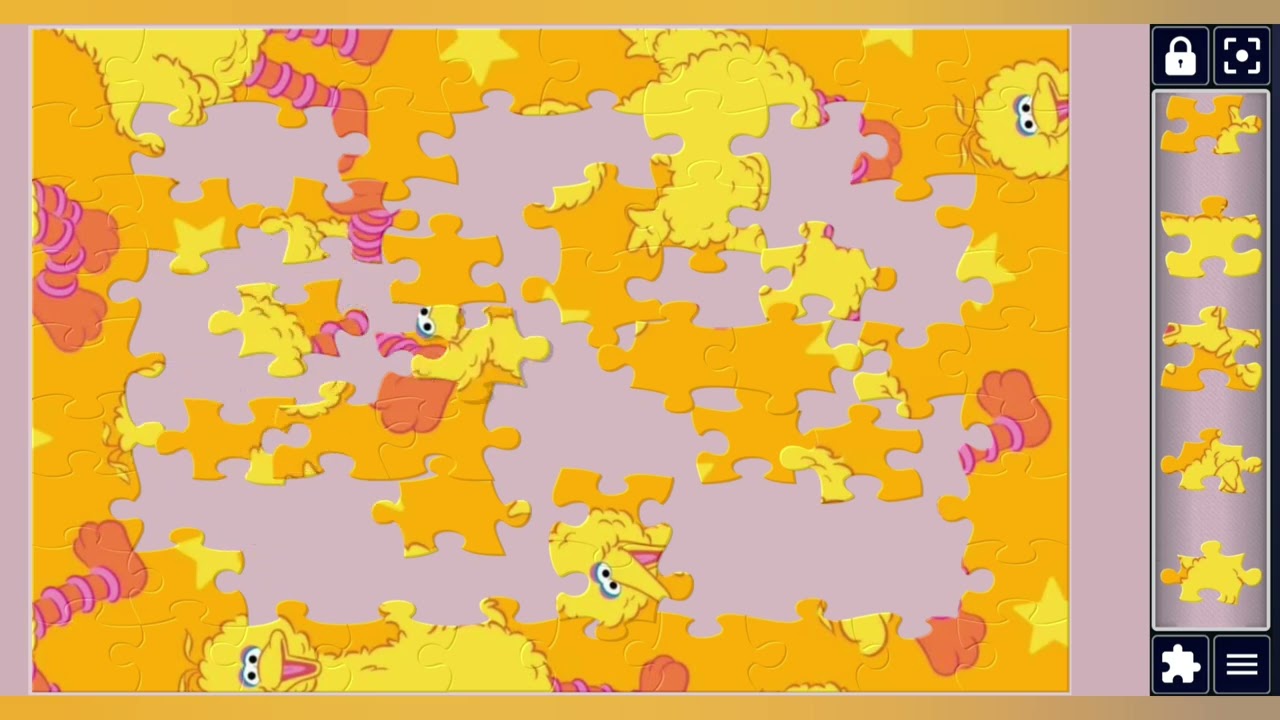 Big Bird Dance part with Stars🐥✨️||puzzles Collection🧩||