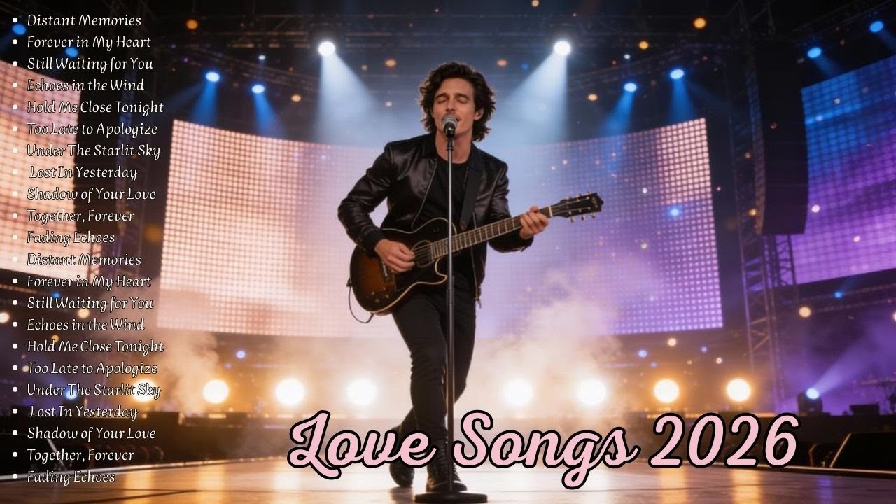 My Tears Won't Stop Beautiful Love Songs 2026 | Easy-Listening Love Ballads | English Love Songs
