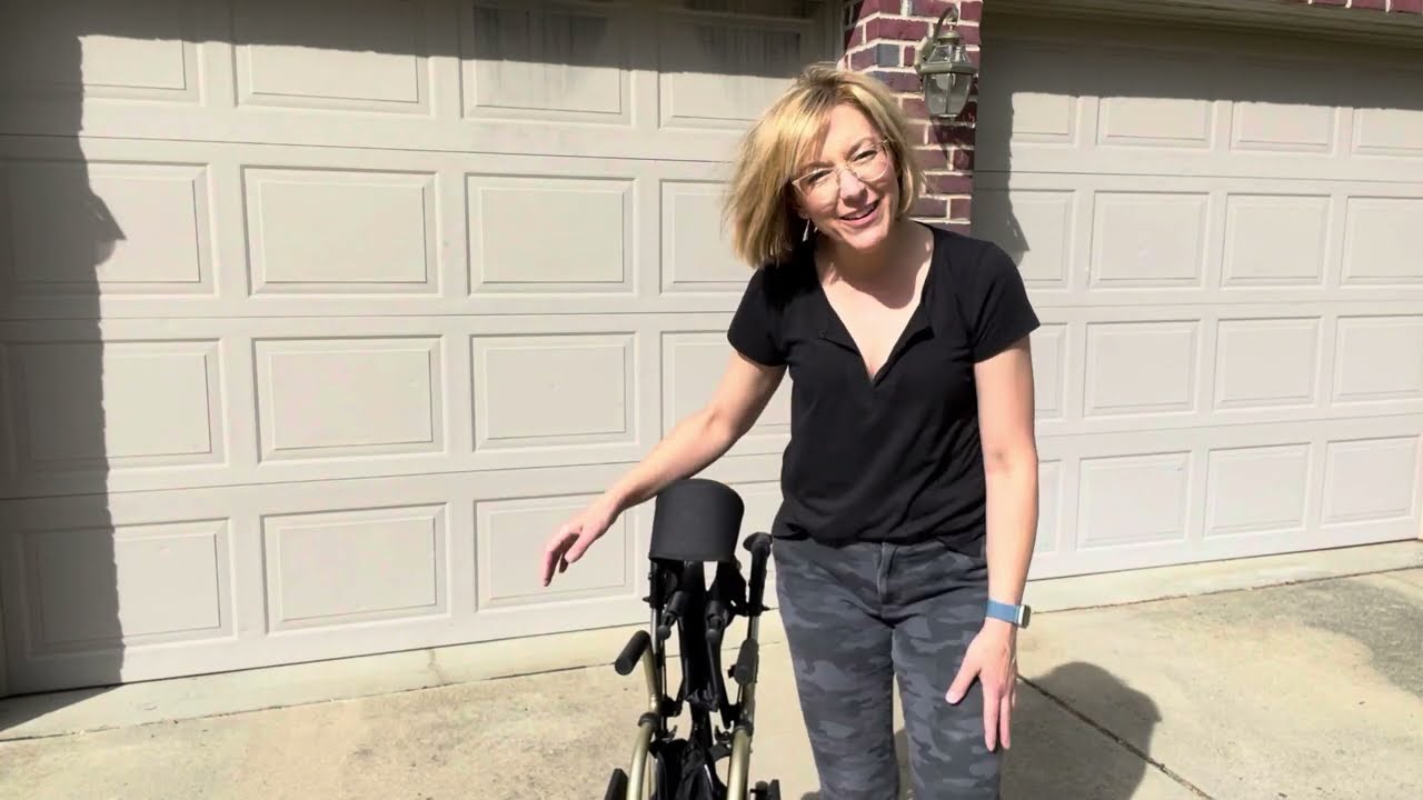 Rollator Walker - All in One - Walker, Seat, Wheelchair - by Winlove