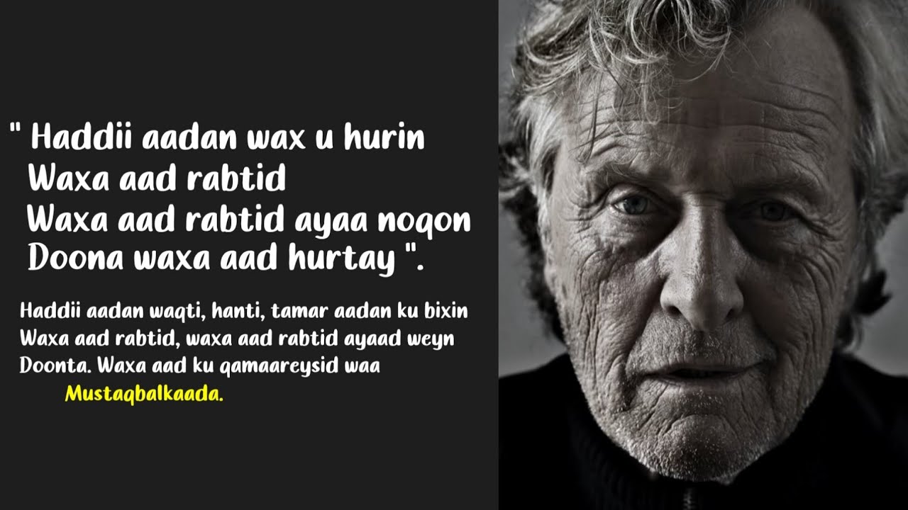 XIKMADO IYO ORAAHYO MUG IYO MIISAAN LEH WAXBADAN KA BADALAAYA NOLOSHAADA HADDII AAD U FIIRSATID | 41