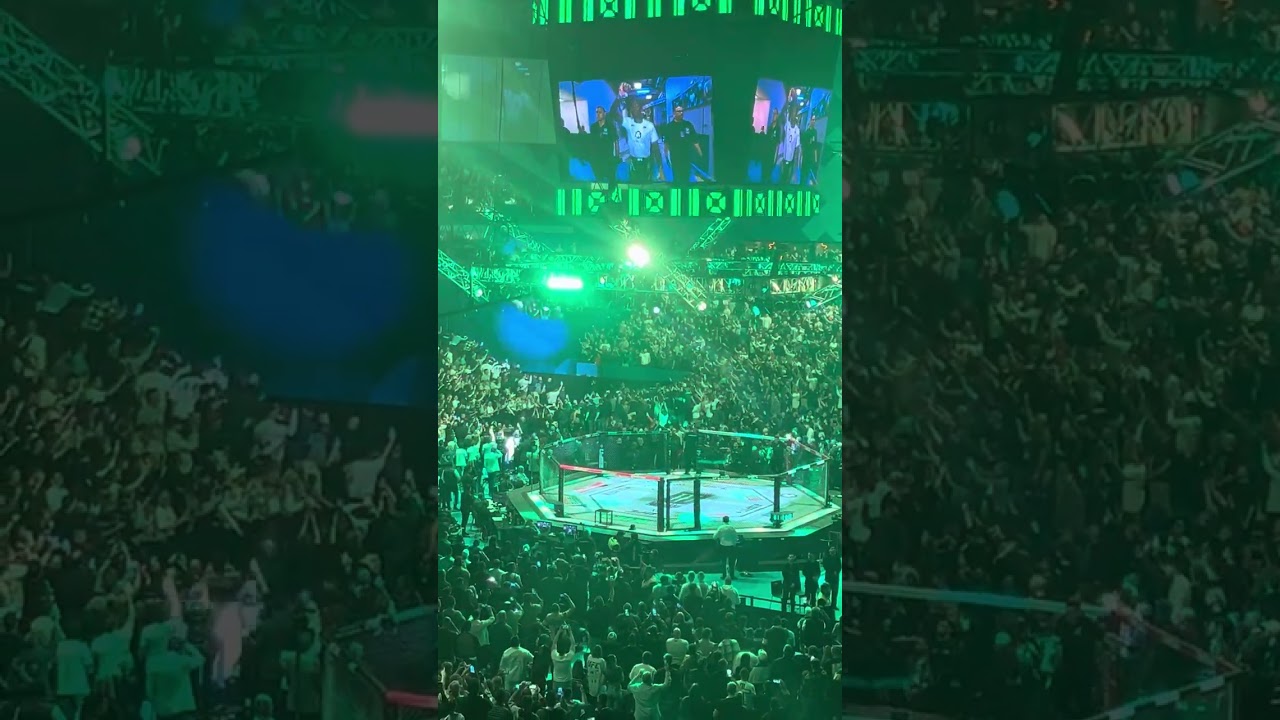 Israel Adesanya UFC 305 Walkout (FAN POV)