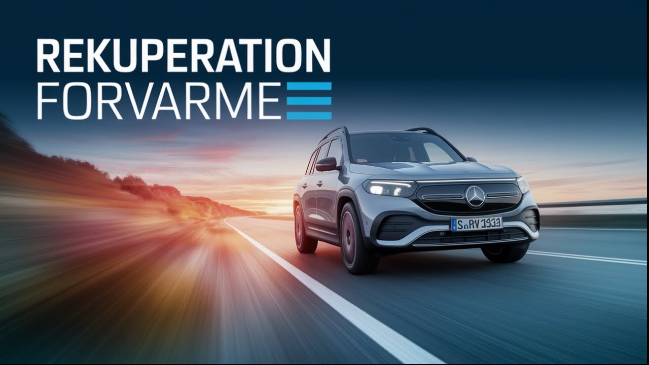 S&aring;dan virker rekuperation & forvarme i din nye Mercedes EQA / EQB