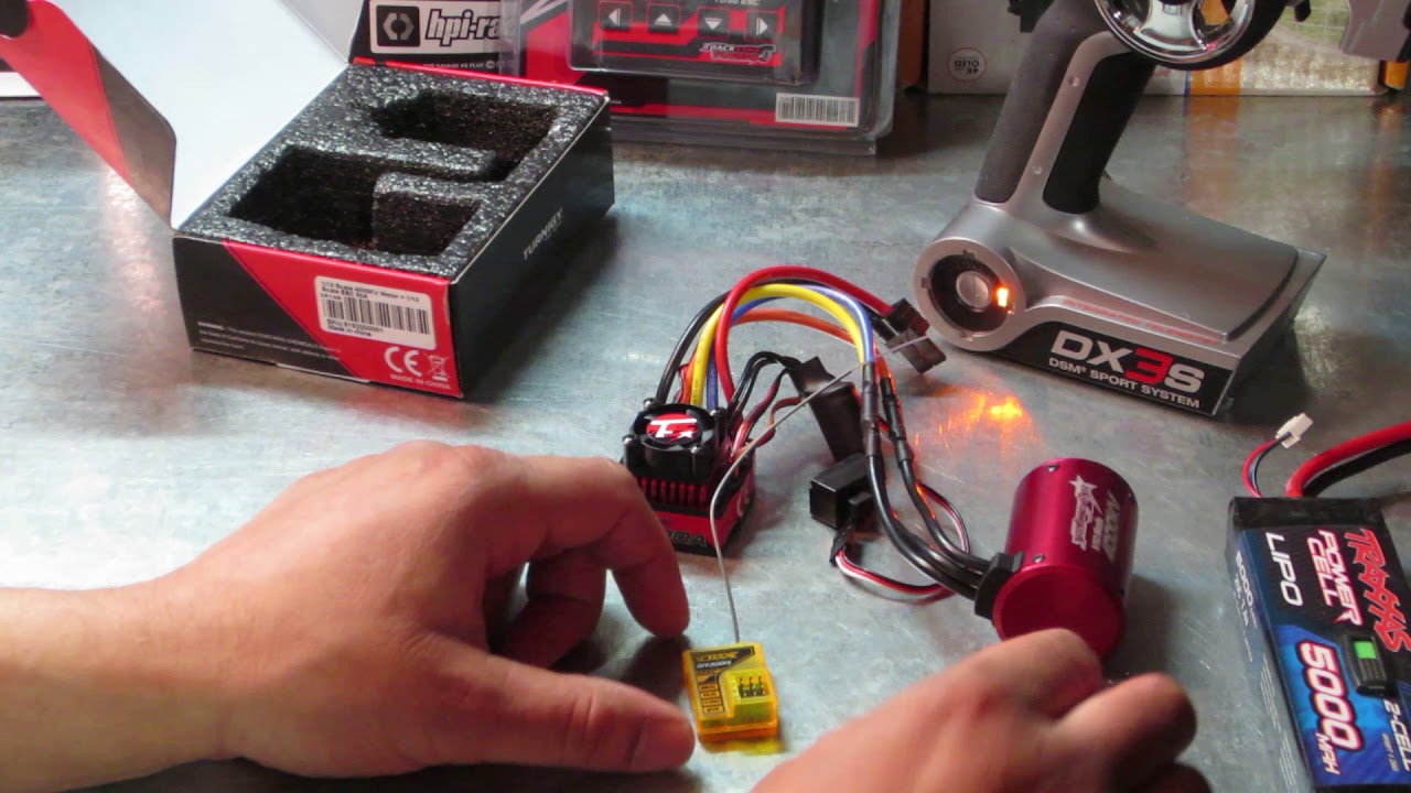 Turnigy Trackstar 1/10 4000kv BL motor/80 amp ESC combo