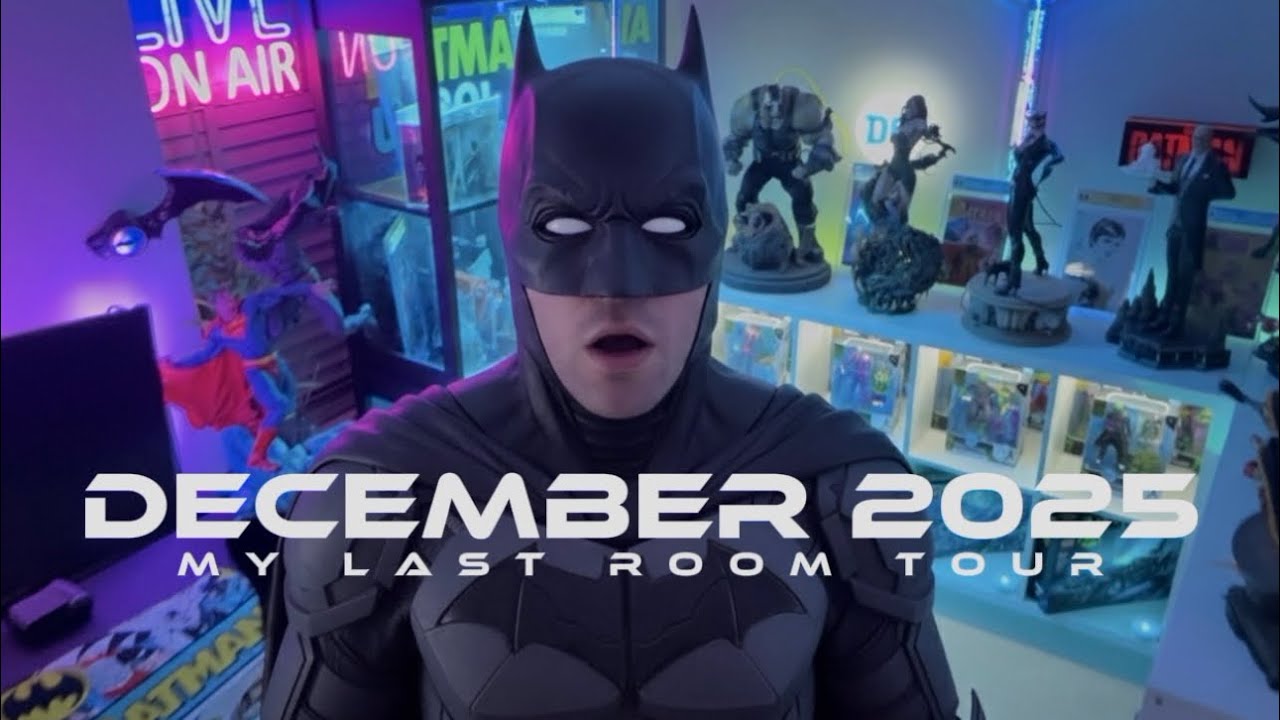 Моя последняя экскурсия по комнате, посвященной Бэтмену: статуи, фигурки и многое другое!