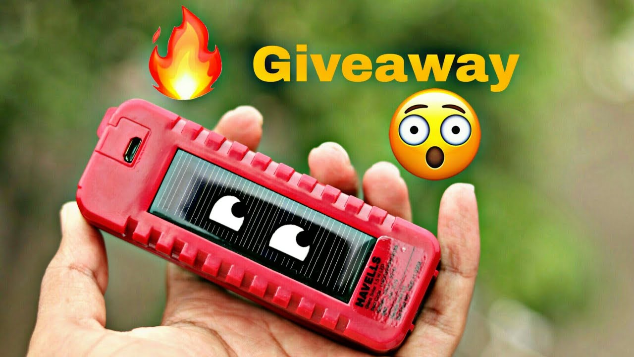 Solar Light ft Havells Glanz 1.5 Watt - Giveaway | EverythingNeoX