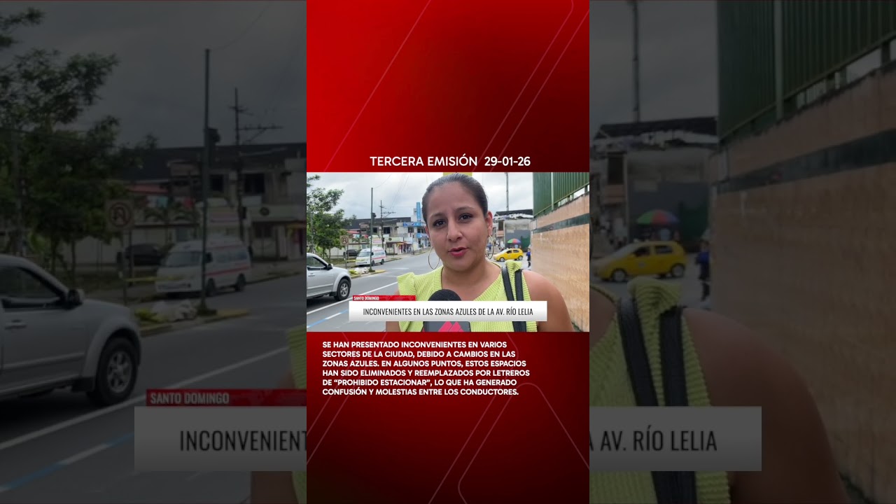 INCONVENIENTES EN LAS ZONAS AZULES DE LA AV. RÍO LELIA  #Shorts