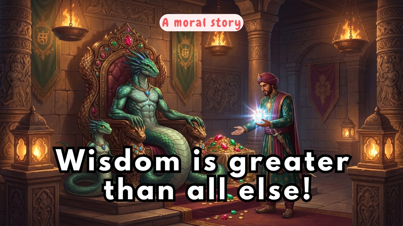 Wisdom is more powerful than desire and power | A moral story