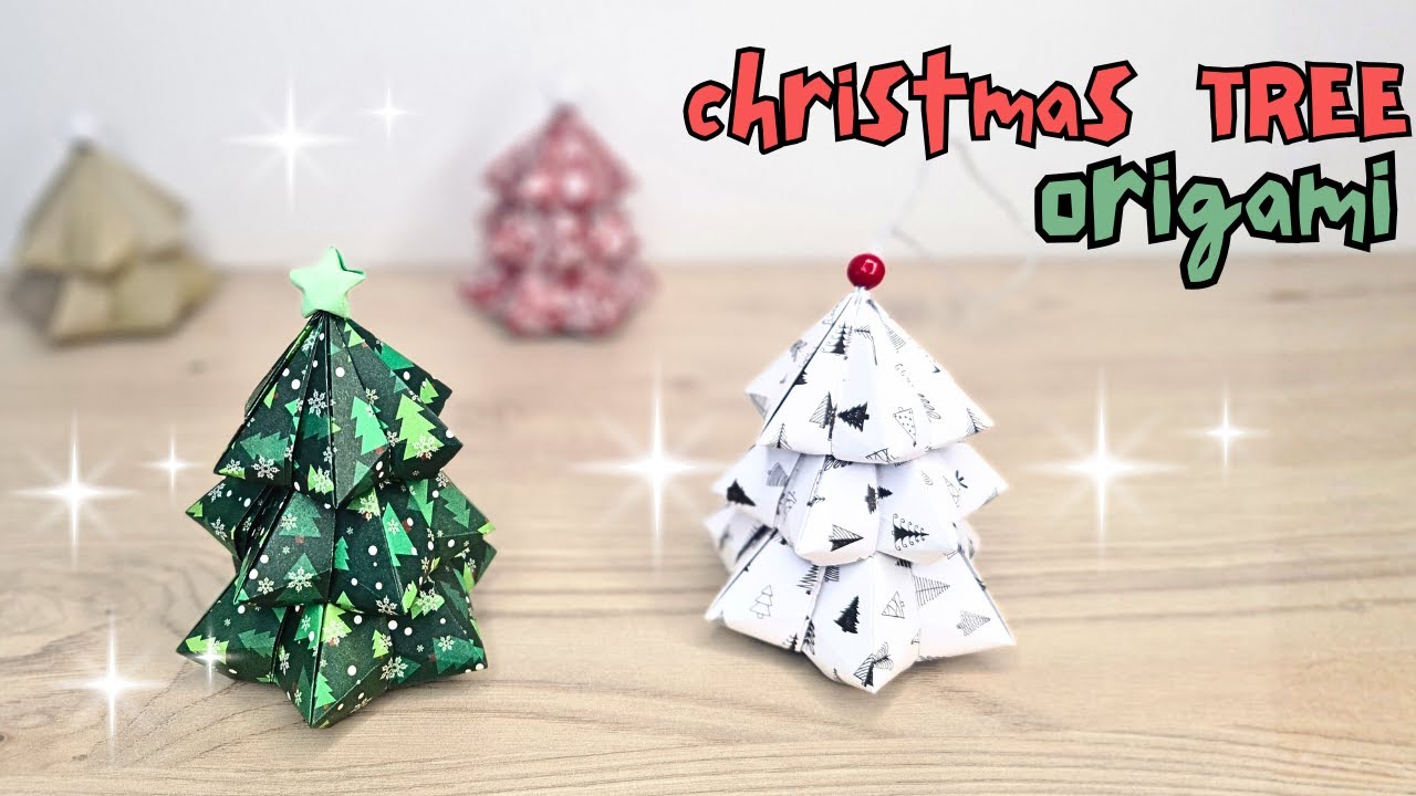 DIY Origami Christmas Tree – No Glue, Just Folding!