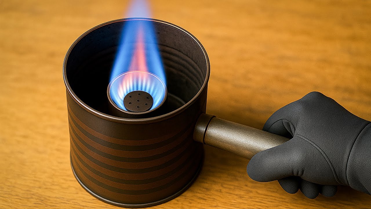 How to Make a Mini Stove from Waste Oil, Blue Flame | Secret of 2,000,000 People