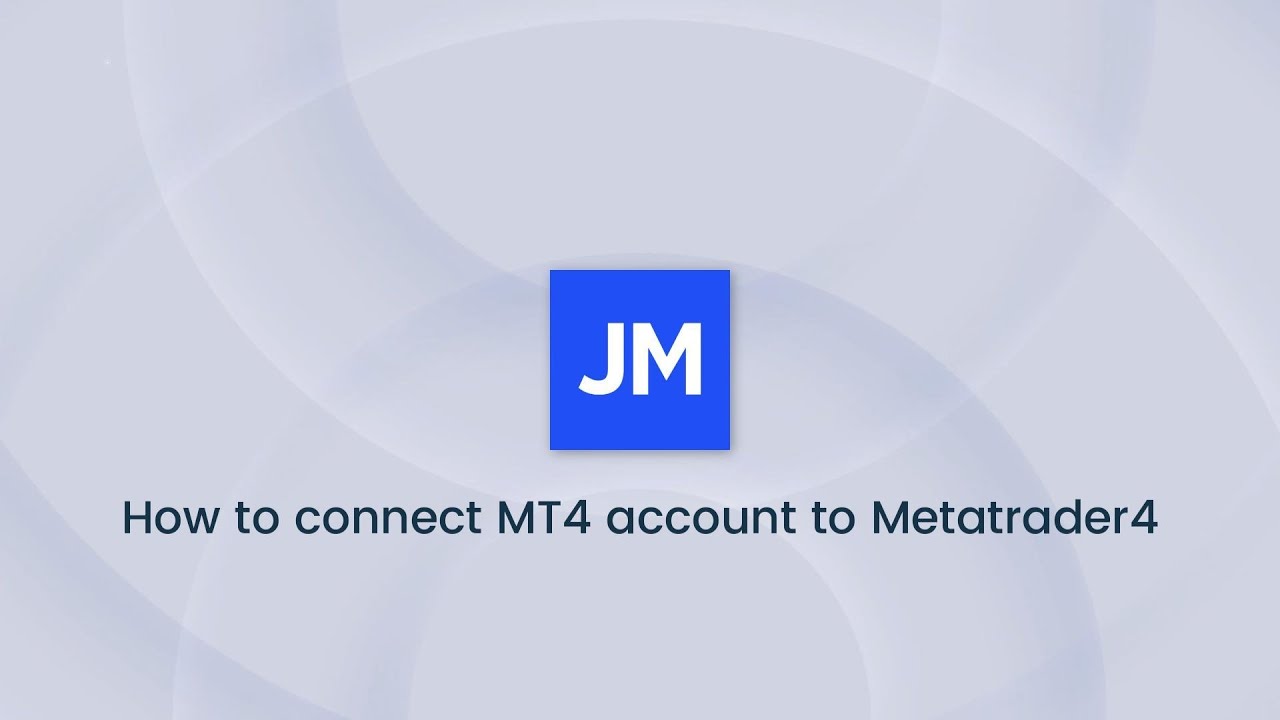 Connect JustMarkets' MT4 account to Metatrader4