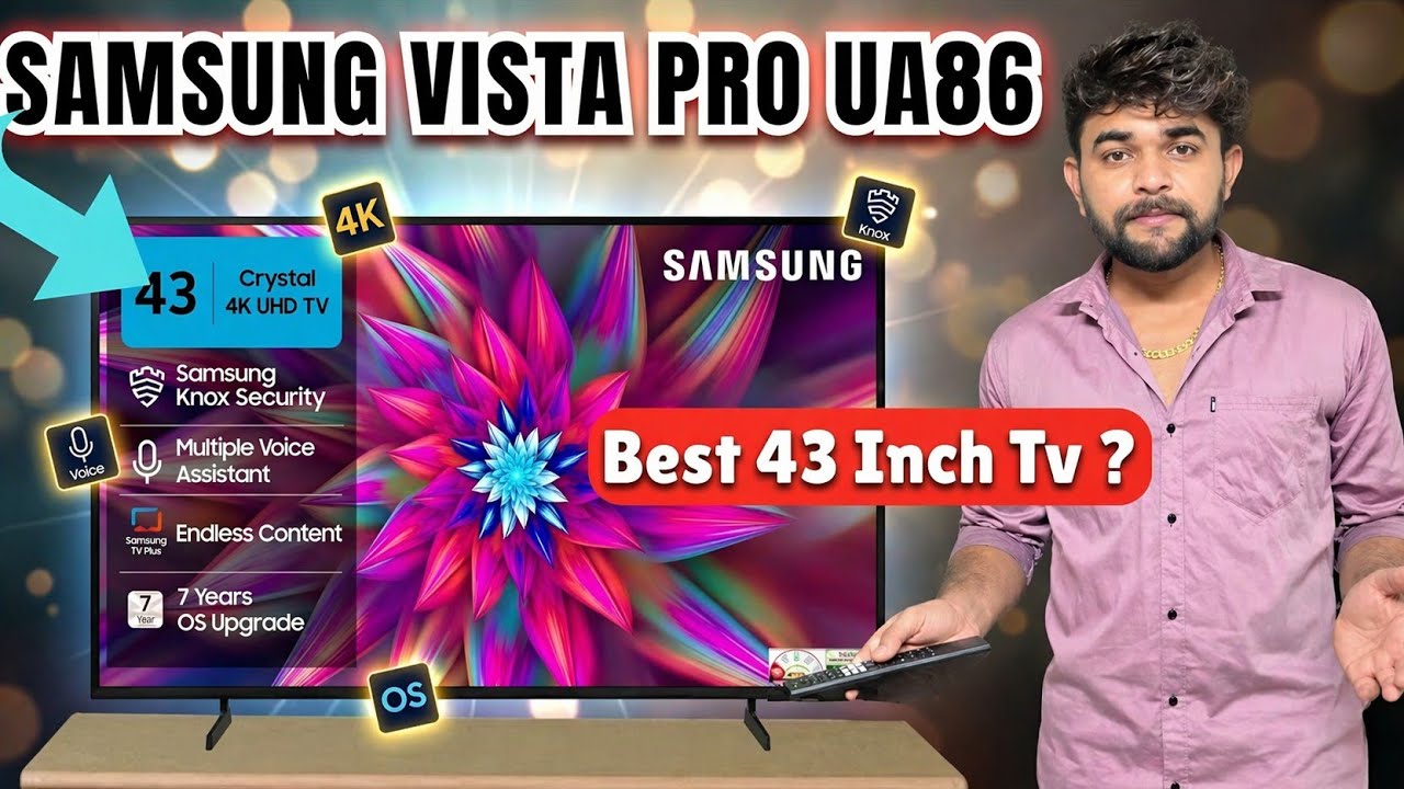 Samsung 43 Inch 4K TV 2025 Unboxing and Review | Samsung Vista Pro | Samsung UA43UE86FULXL2025