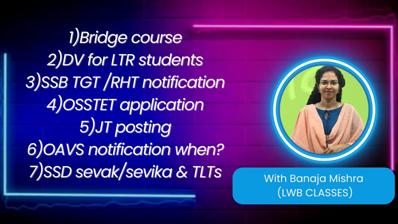 MOST IMPORTANT INFORMATIONS REGARDING TEACHING EXAMS!!!