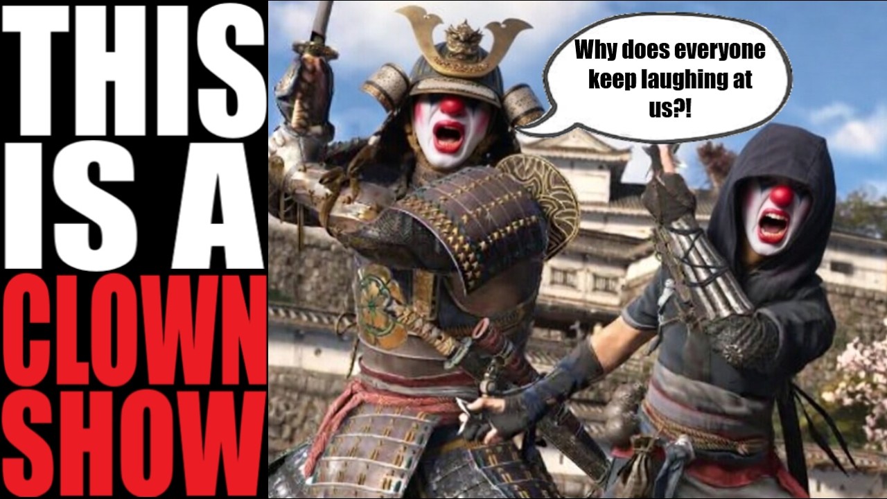 Клоунское шоу: Очередные увольнения в Ubisoft приводят к масштабным задержкам проектов, а цена ак...