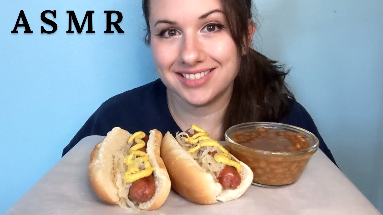 ASMR BRATWURST & BAKED BEANS MUKBANG 먹방 | Eating Sounds *No Talking | Ceallen Eats
