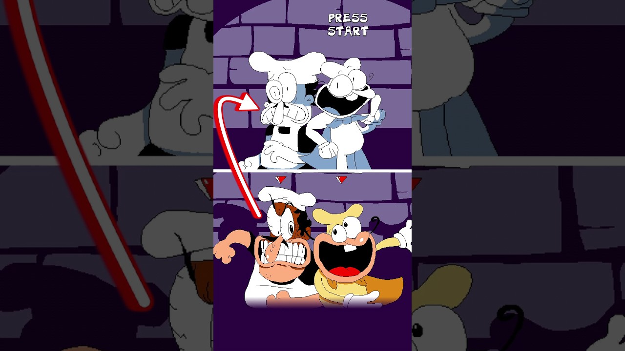 Pizza Tower, But Every Animation of The Noise and Peppino is made by DIFFERENT PERSONS?! [PT mods]