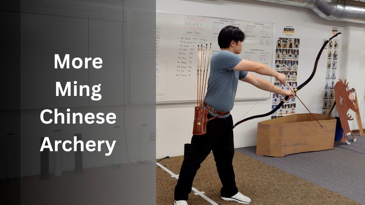 Ming Dynasty Chinese Archery With My AF SiCai