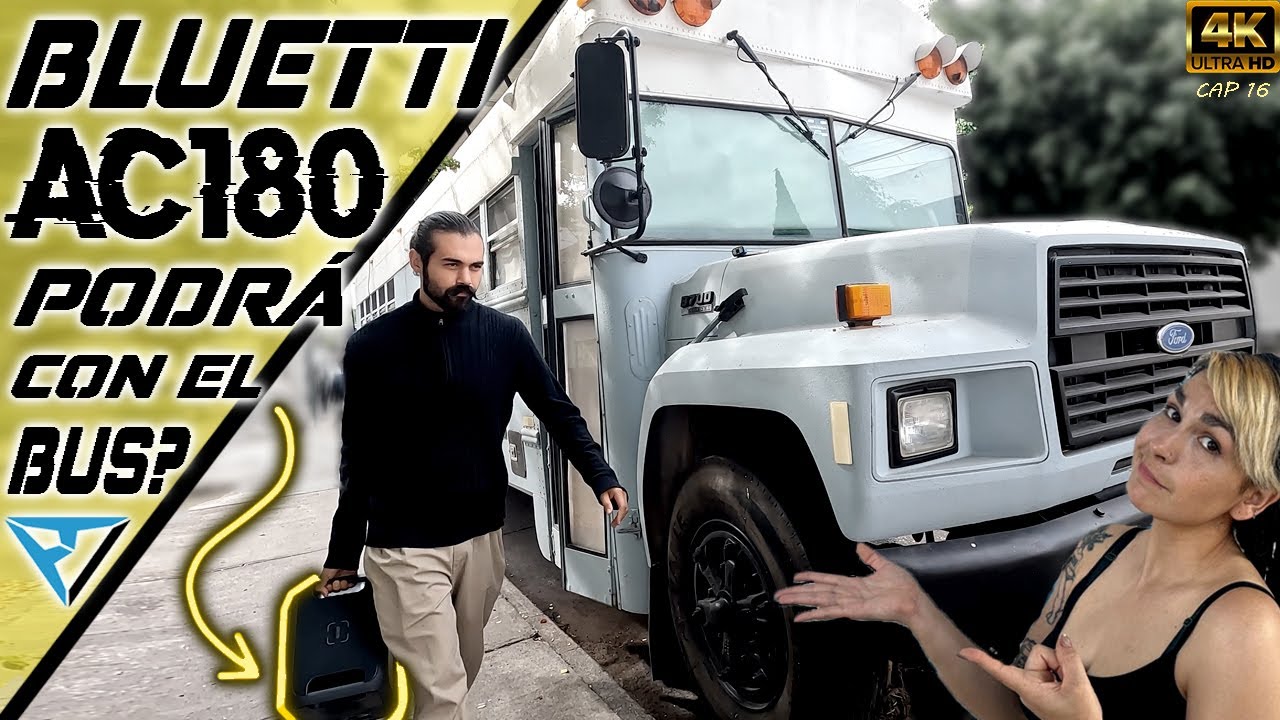 ⚡ENERGÍA SOLAR FÁCIL🌞 TODO EN UNO 📦UNBOXING BLUETTI AC180  #Vancreando #BuettiMexicoOficial #buslife