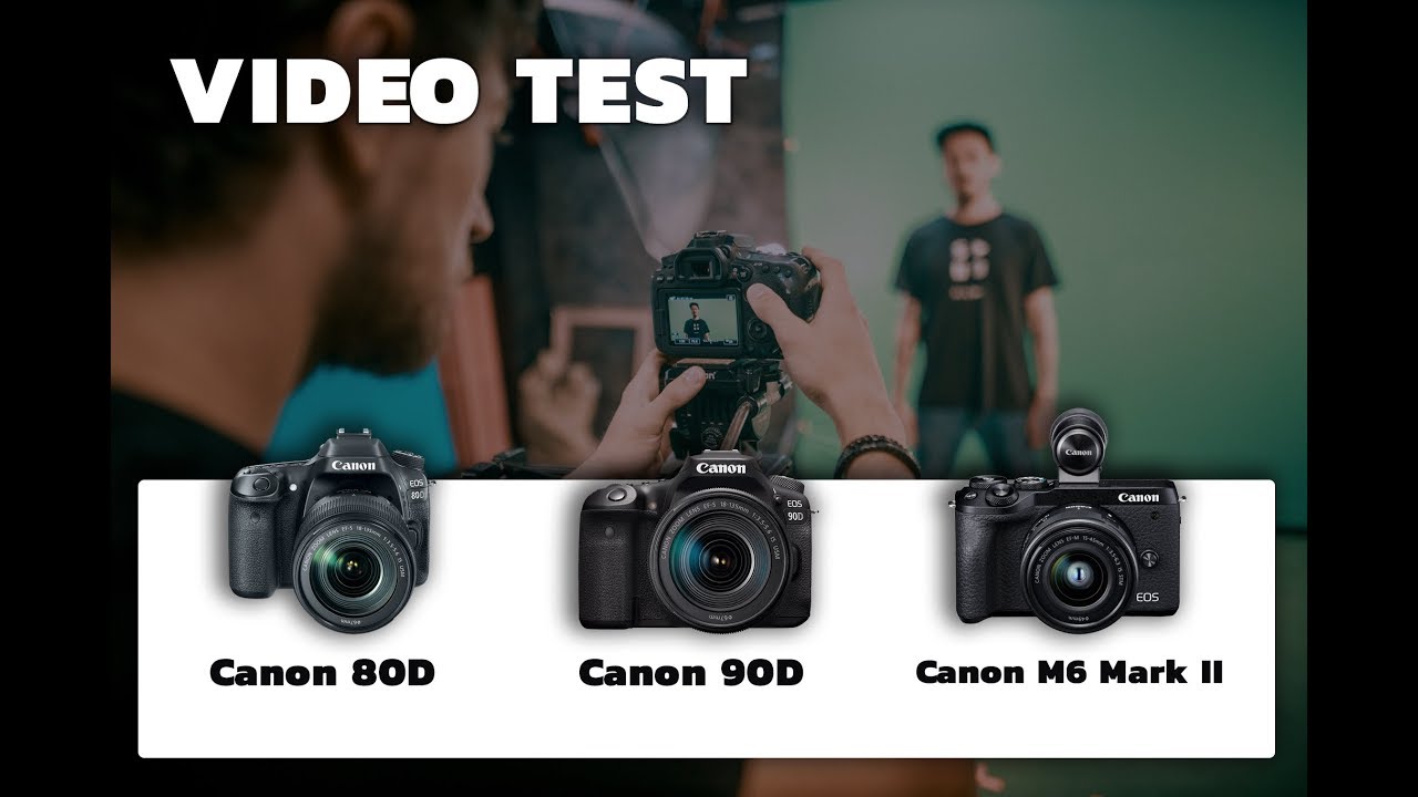 Video TEST | Canon 80D + 90D + M6 Mark II (english subtitles)