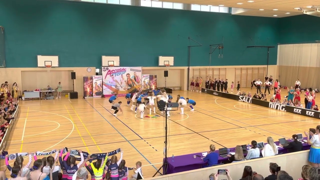Aerobik Sport academy B2M Modrobílá lavina 💙🤍🥇- Finále 2022