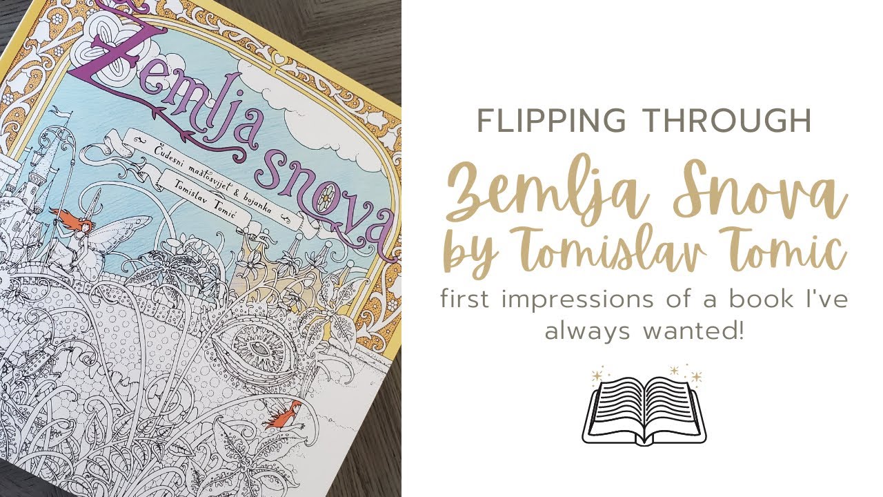 Zemlja Snova by Tomislav Tomic | Adult Coloring Book Flipthrough