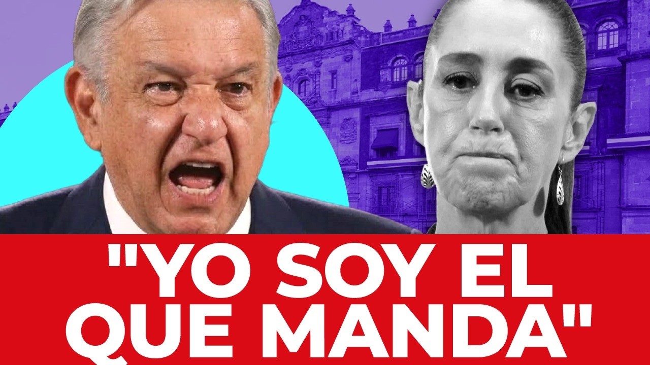 &iexcl;FUERA DE CONTROL! AMLO rega&ntilde;a a Sheinbaum y lanza la amenaza de sacarla de Palacio Naciona