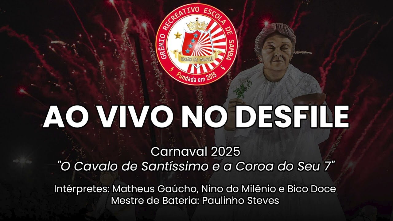 União de Maricá 2025 | Áudio ao vivo do Desfile | Samba ao vivo - #DesfileRJ25