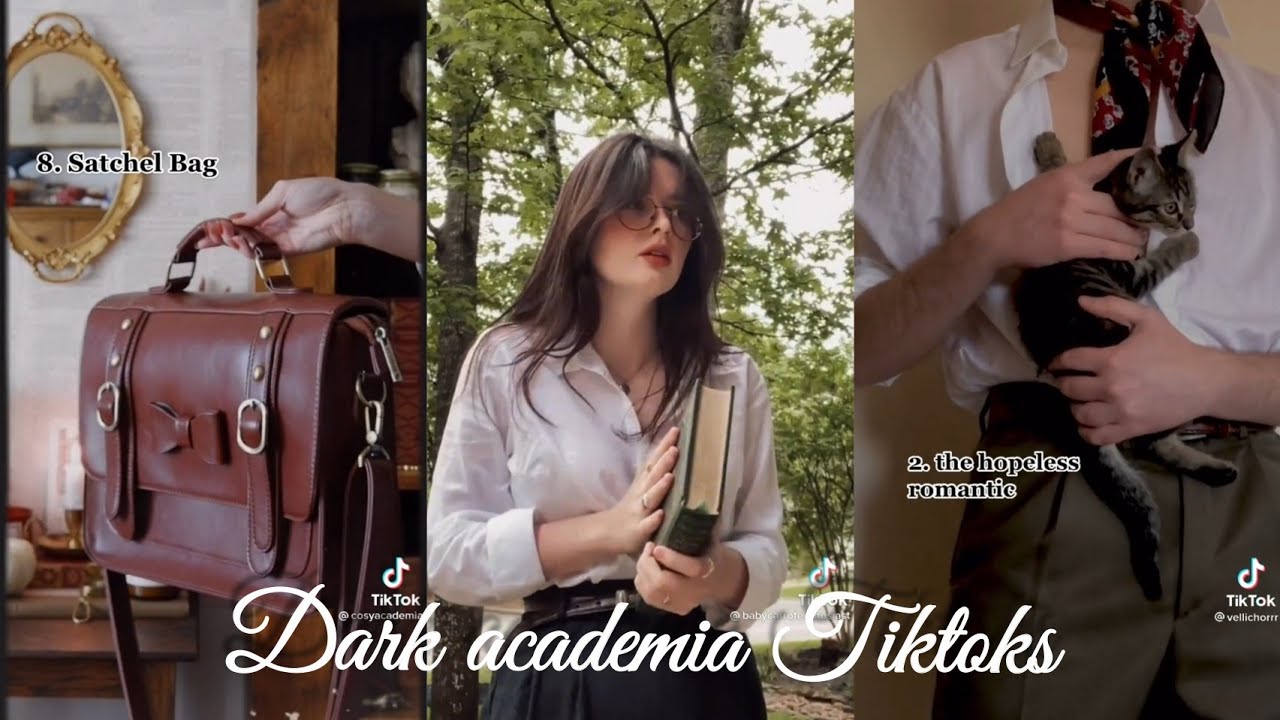 Dark Academia Tiktoks #3