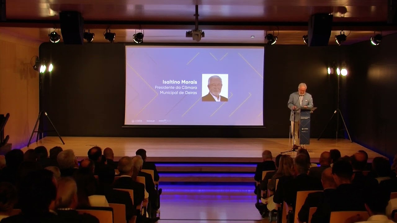 Isaltino Morais na apresentação do LIOS