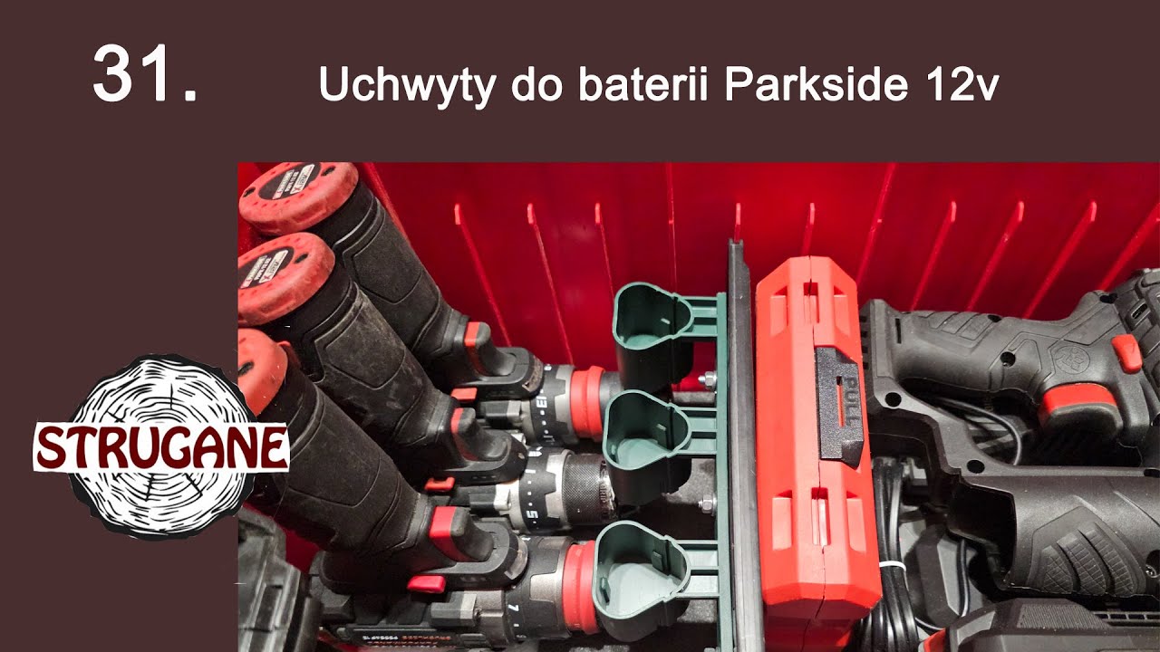 Wkrętarki i baterie Parkside 12v w Qbrick Prime, czyli porządek z rozładowanymi akumulatorami.