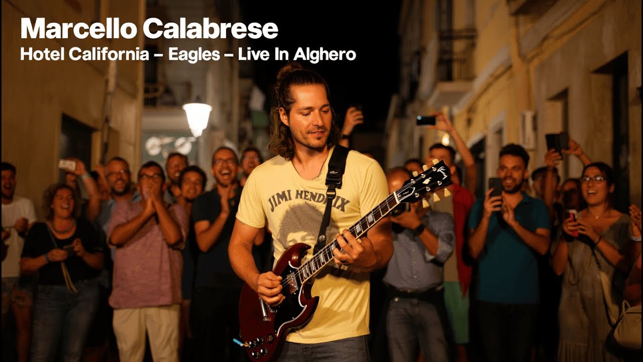 Marcello Calabrese Rocks Hotel California In Alghero - Wild Crowd Reaction!