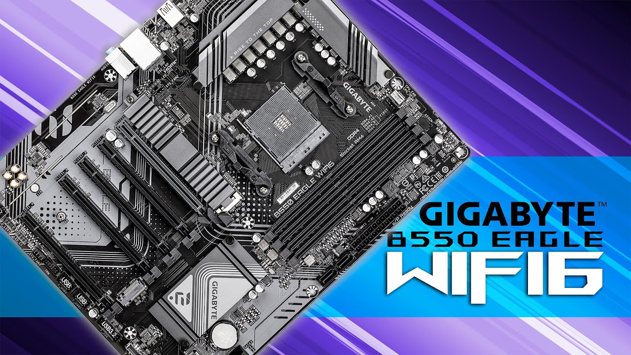 Gigabyte B550 EAGLE WIFI6 Motherboard Unboxing and Overview
