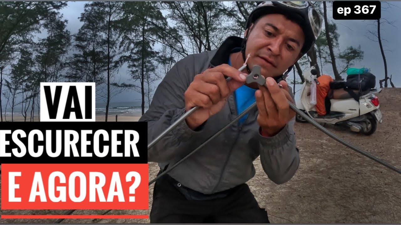 A BARRACA ESTRAGOU na PIOR HORA.😢 VIAGEM de MOTO pelo VIETNÃ