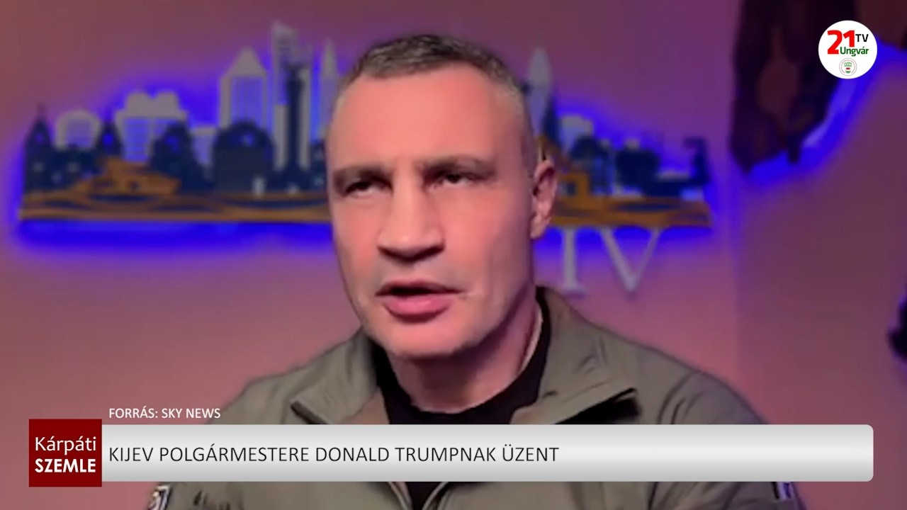 Kijev polgármestere Donald Trumpnak üzent