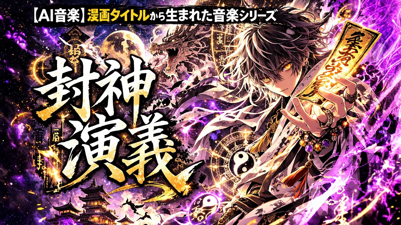 AIが「封神演義」という漫画タイトルから連想した楽曲 | Inspired by the Manga Title “Hoshin Engi”