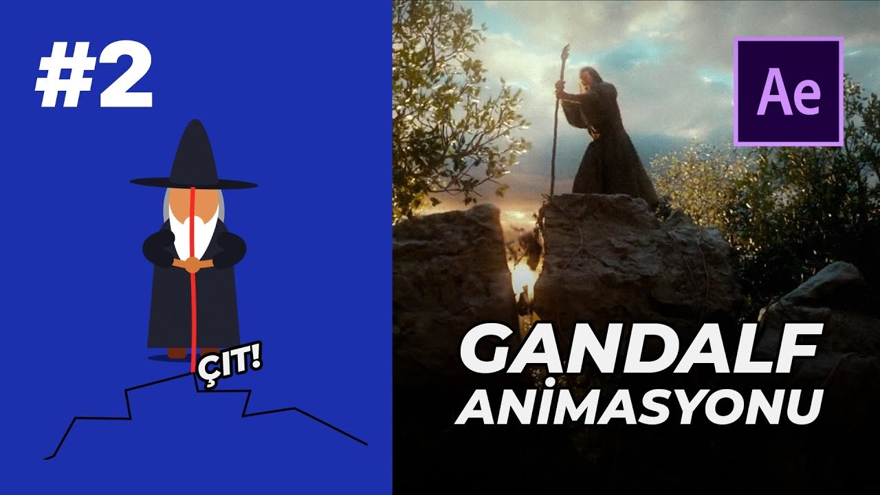 #2 Gandalf Animasyonu (2. Bölüm) - After Effects Atölyesi