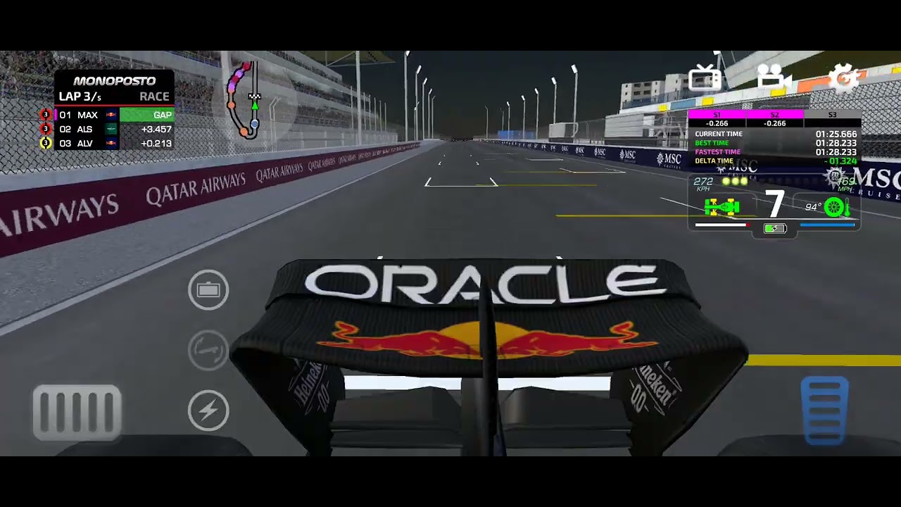 From 20 to 1 in 5 laps - Saudi Arabia circuit, monoposto 2025 #monoposto2025 #f1 #f1game #monoposto