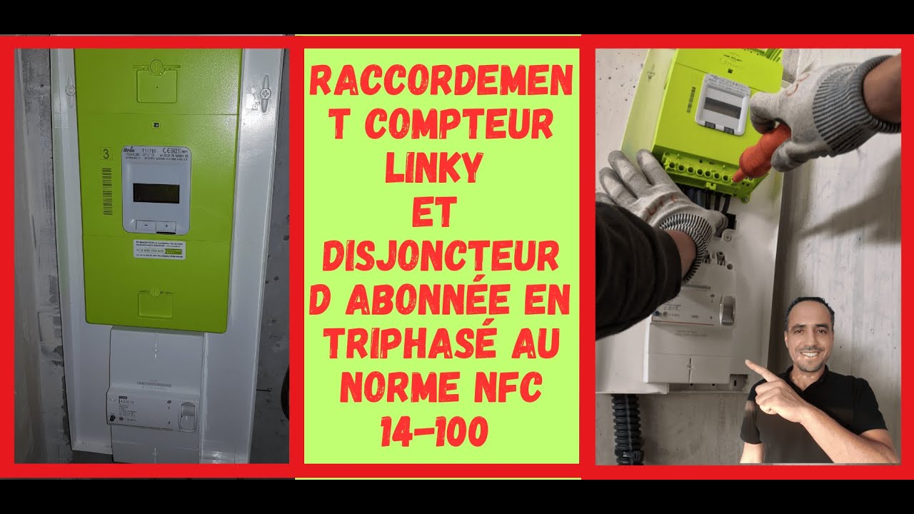 Brancher un Compteur Linky et Disjoncteur d’Abonné Triphasé (Normes NF C 14-100) | Guide Pro 2025