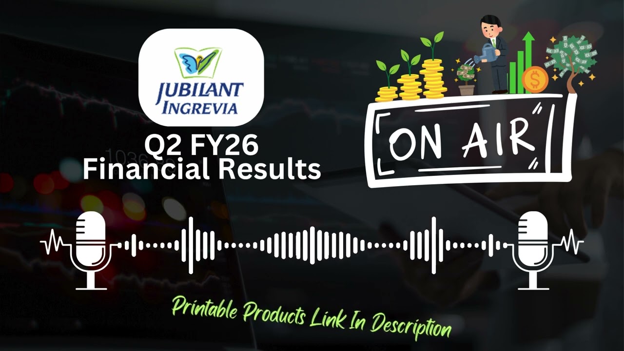 Jubilant Ingrevia Q2 FY26 Results | Revenue, Profit, Margins & Outlook Explained | Earnings Analysis