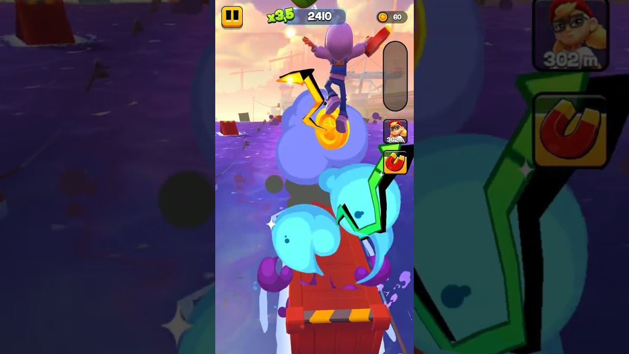 Jogando subway surfers city pela primeira vez (terceira parte)